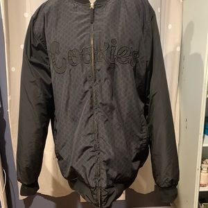 Bomber jacket with cookie